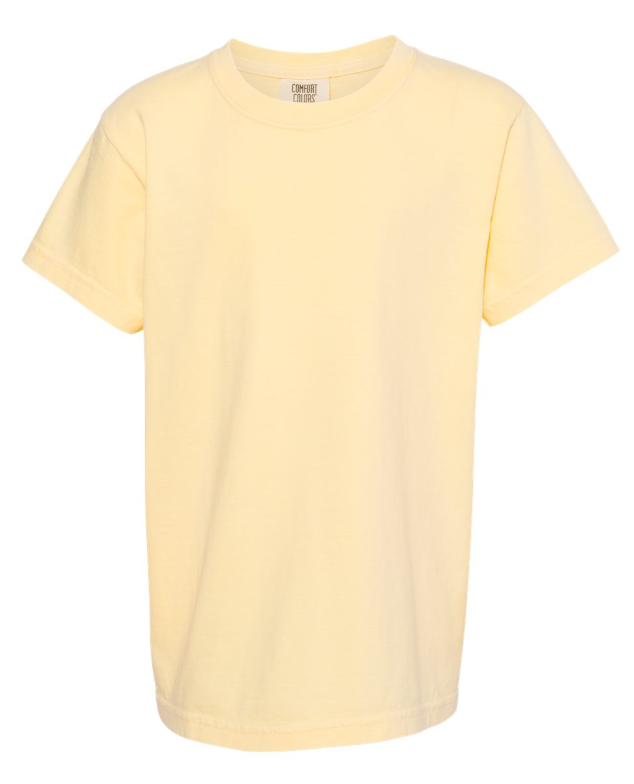 yellow comfort colors tshirt