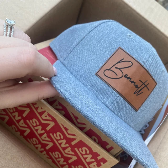 Custom name patch hat