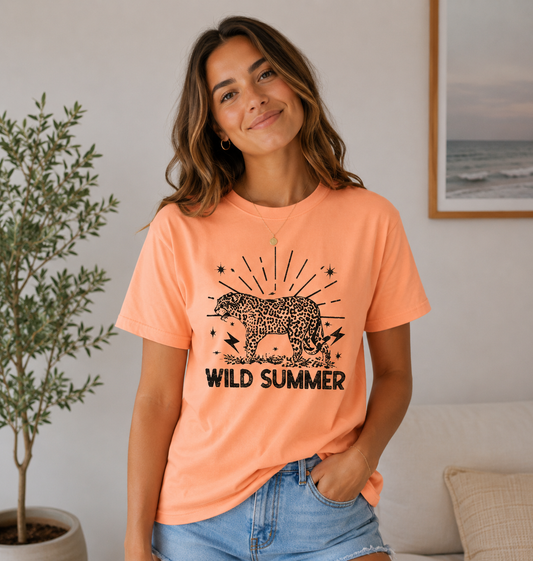 Wild Summer Comfort Color Tshirt