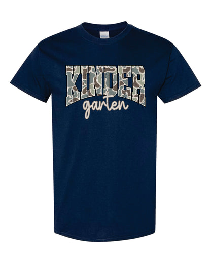 Navy Camo Grade Level Shirts