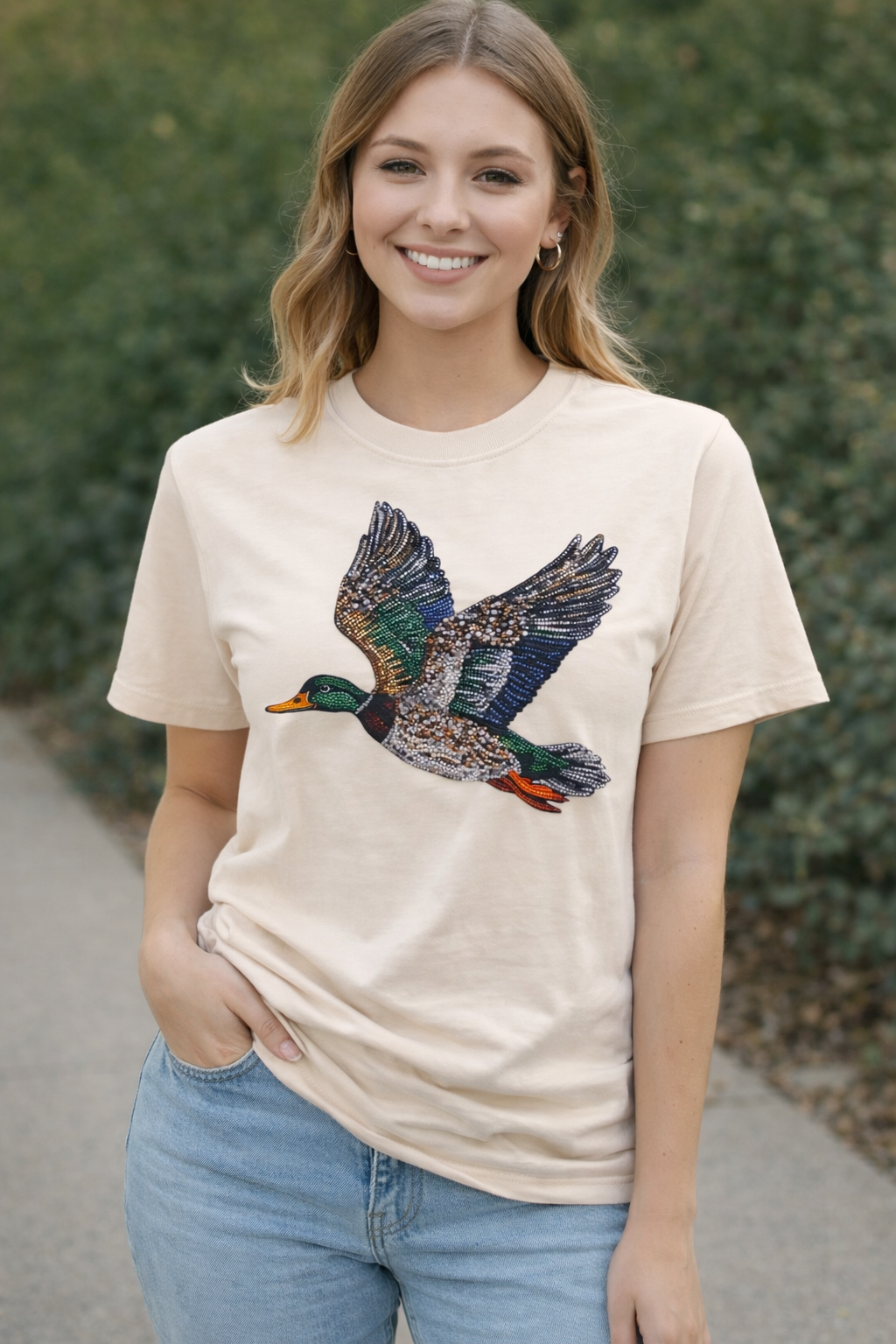 Mallard Faux Rhinestone T-shirt
