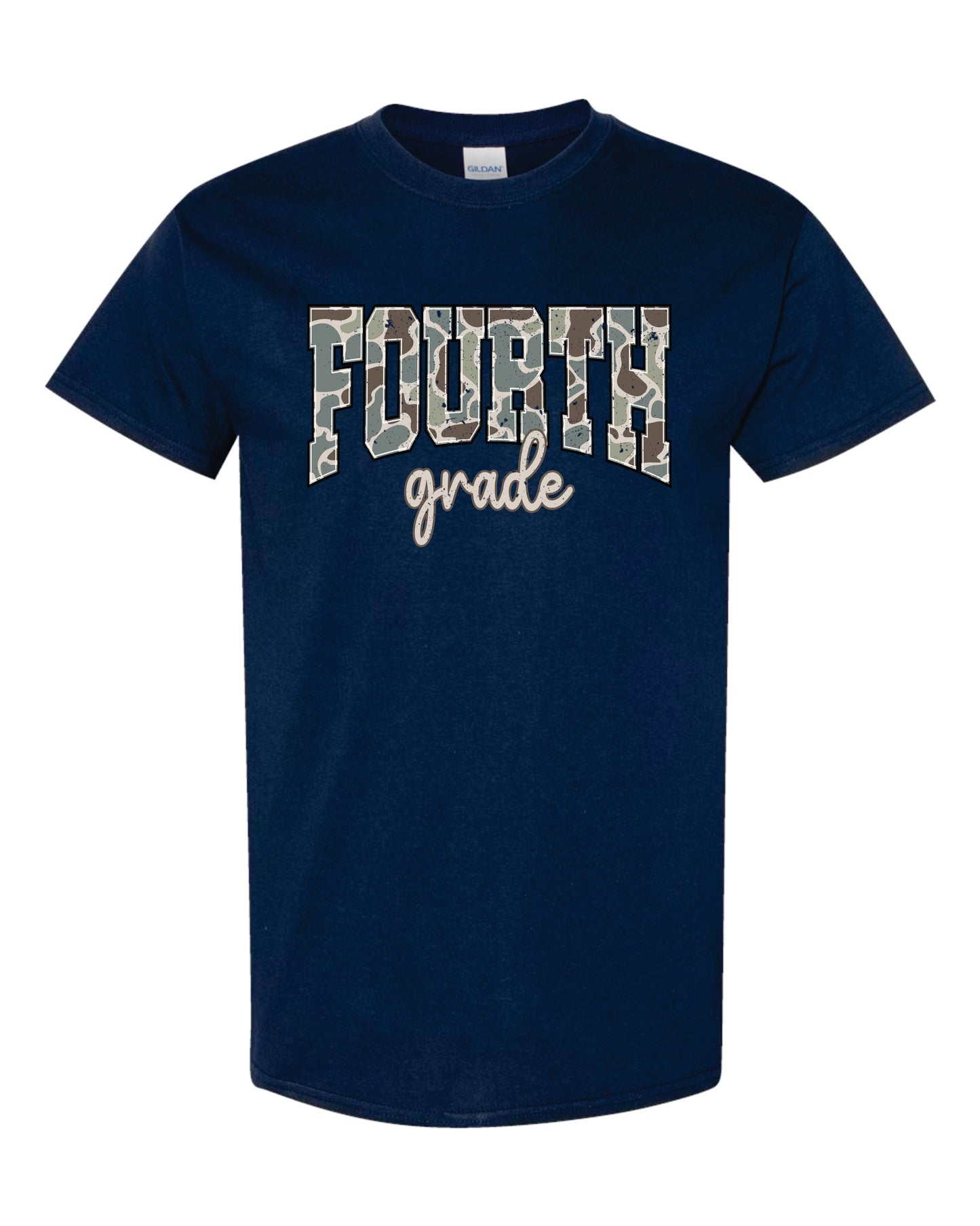 Navy Camo Grade Level Shirts