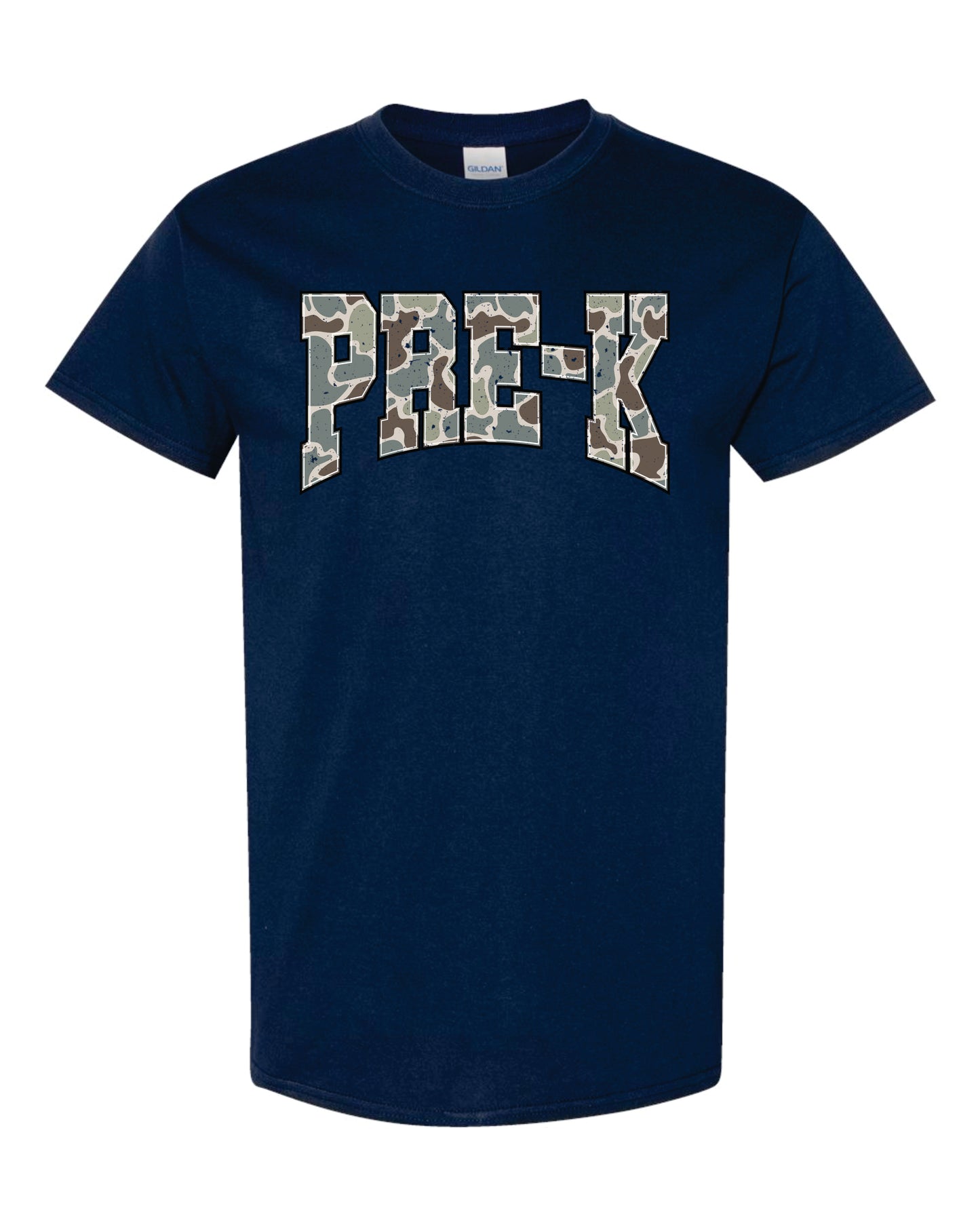 Navy Camo Grade Level Shirts